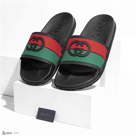 dép sandal gucci|Gucci slide sandals.